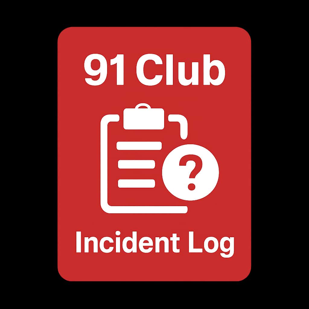 An icon representing the 91 Club Incident Log resource.