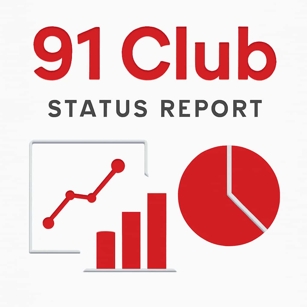 Illustration explaining the 91 Club Status Report.