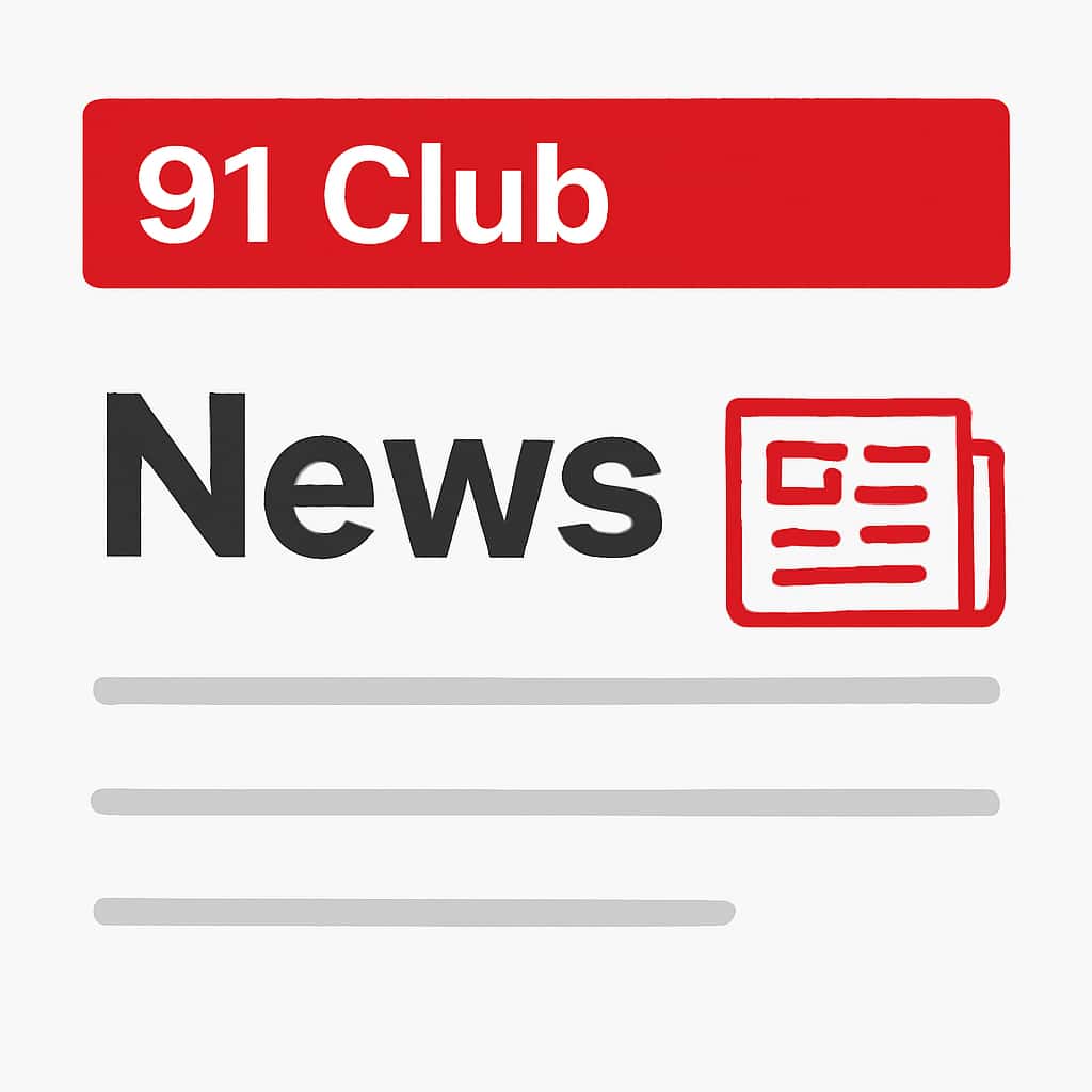 An educational diagram illustrating 91 Club News.