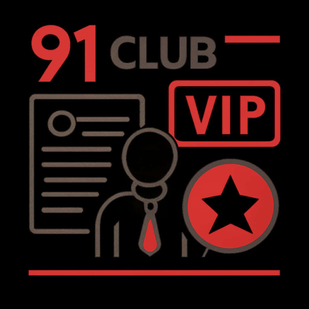 Educational diagram for the 91 Club VIP program.